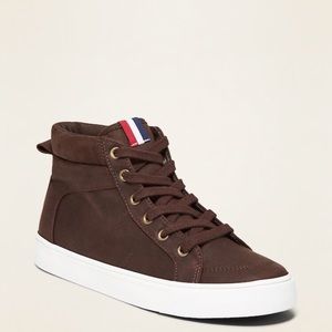 Old Navy Faux Suede Hightop Sneakers